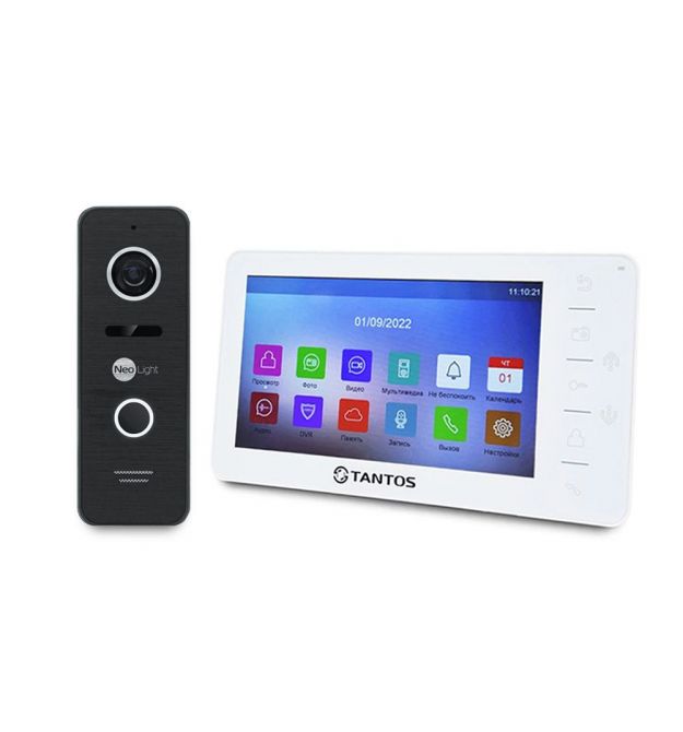 Комплект Tantos Prime HD 7" (White) + NeoLight PRIME FHD Black
