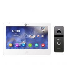 Комплект відеодомофона Neolight NeoKIT IP Pro WF 10: IP відеодомофон 10.1" з Wi-Fi та 2 Мп IP відеопанель