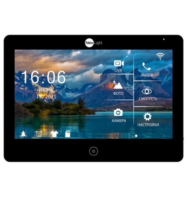 Відеодомофон NeoLight MEZZO HD WF blacki з детектором руху і записом відео