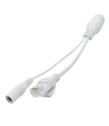 Passive PoE перехідник IP+DC - Extender over UTP, Waterproof (вологозахищений) Black
