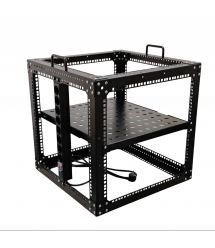 Стойка-кронштейн Cube 19" 9U 550х550х550 мм, усиленная, черная, CMS