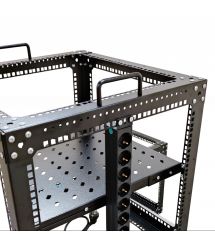 Стійка-кронштейн Cube3 19" 9U 550х550х550 мм, посилена, чорна, CMS