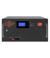 Акумулятор LP LiFePO4 51,2V-150 Ah (7680 Wh) (BMS SP 150A/100 А) RM RS485/CAN LCD BL