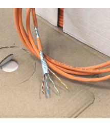 Кабель F-UTP кат. 5E, 24AWG, обол. LS0H(B2ca), 305 м, оранжевый