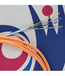 Кабель F-UTP кат. 5E, 24AWG, обол. LS0H(B2ca), 305 м, оранжевый
