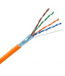 Кабель F-UTP кат. 5E, 24AWG, обол. LS0H(B2ca), 305 м, помаранчевий