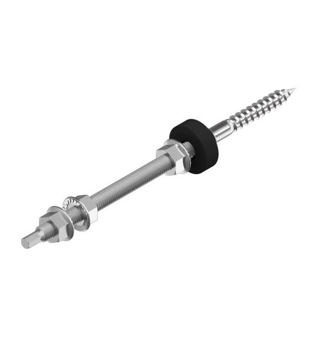 Винт-шуруп комбинированный М10х200 + DIN6923+EPDM А2