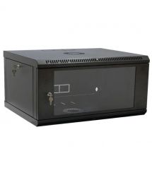Шкаф 19" 4U 600x400x284мм акриловое стекло, черный
