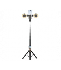 Штатив для Selfie, XO SS23 Smart Screen Projection Bluetooth Selfie Stick - Camera Aid (with 2 Fill Lights)