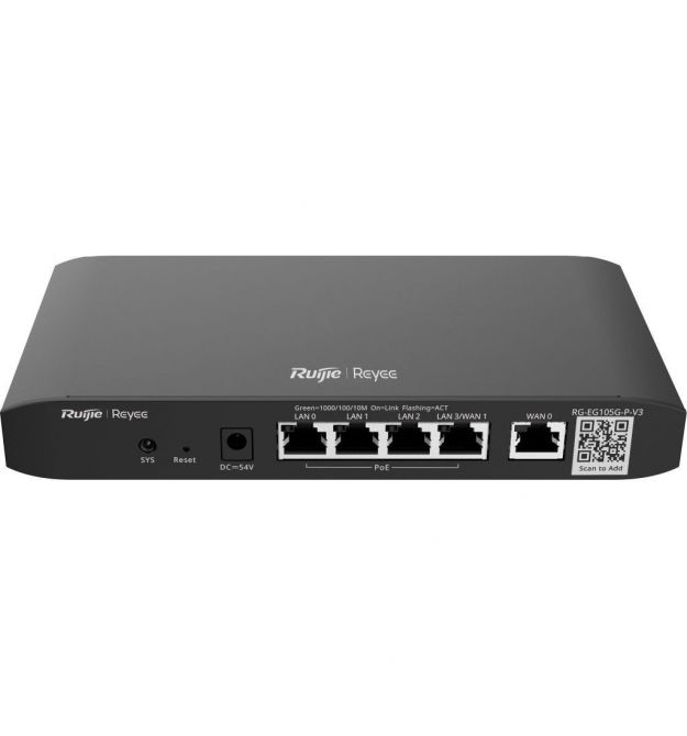 Маршрутизатор Ruijie Reyee RG-EG105G-V3