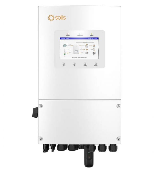 Гібридний інвертор Solis S6-EH1P8K-L-PLUS (LV | 8 кВт 1ф | 2 MPPT)