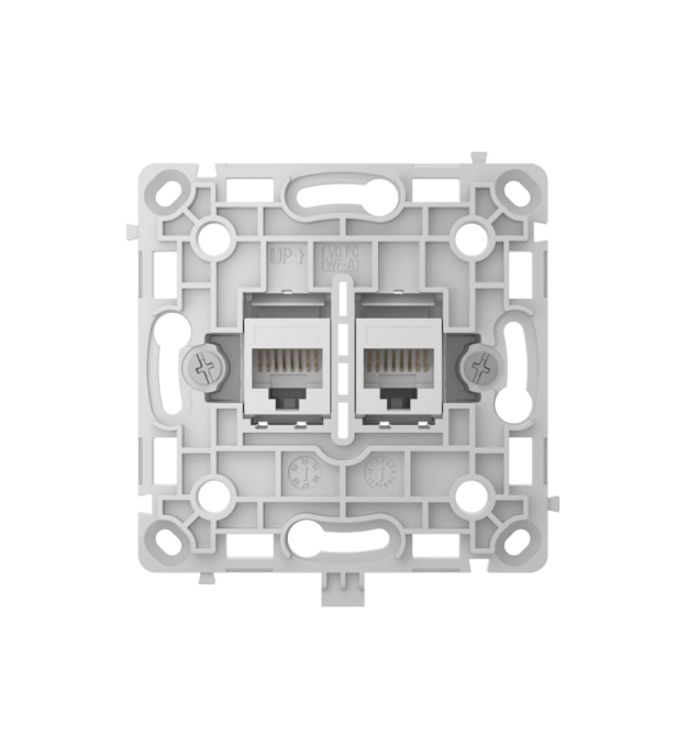 Механізм для розетки Ajax OutletCore (LAN) White