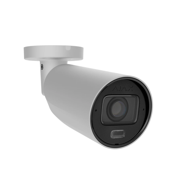 5 Mp IP варіофокальна відеокамера з гібридним підсвічуванням Ajax BulletCam HLVF (5 Mp) White (2.8-12 мм)