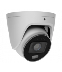 5 Mp IP варіофокальна відеокамера з гібридним підсвічуванням Ajax TurretCam HLVF (5 Mp) White (2.8-12 мм)