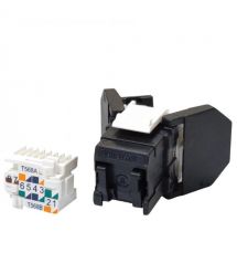 Модуль Keystone UTP RJ45 кат. 6, черный Corning