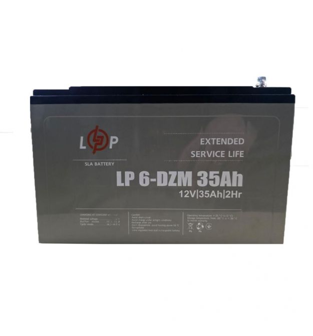 Тяговий свинцево-кислотний AGM акумулятор LP 6-DZM-35 Ah
