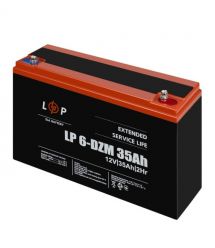 Тяговий свинцево-кислотний AGM акумулятор LP 6-DZM-35 Ah