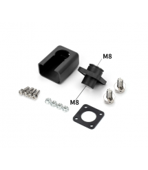 Корпусна прохідна клема М8-M8, 200A, 1000V, мідь, Black