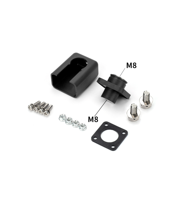 Корпусна прохідна клема М8-M8, 200A, 1000V, мідь, Black