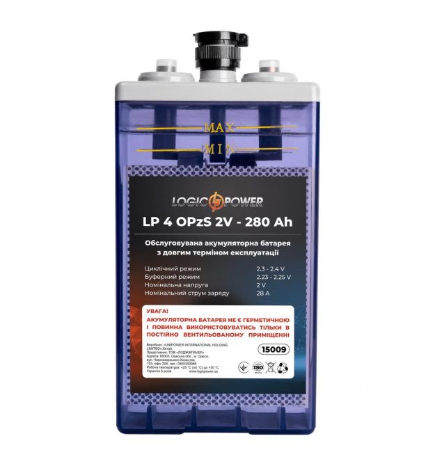Акумуляторна батарея LP 4 OPzS 2V - 280 Ah