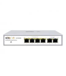 PoE-комутатор 6-портовий керований Wi-Tek WI-PCES306G V2 гігабітний, 4x1000Mbps PoE+, 2x1000Mbps Uplink, 60W, Cloud, ONVIF