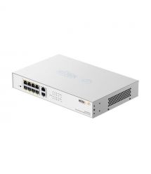 PoE-комутатор 10-портовий керований Wi-Tek WI-PCES310G гігабітний 8x1000Mbps PoE+, 2x1000Mbps Uplink, 110W, Cloud, ONVIF