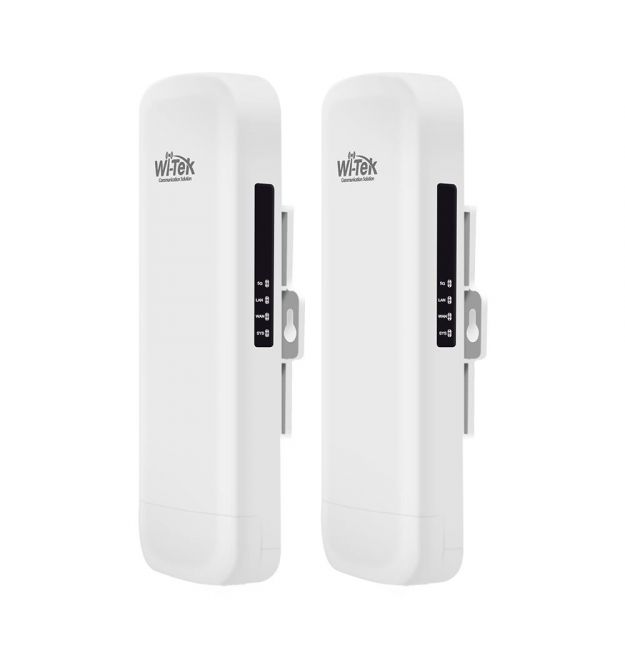 Комплект бездротового моста WiFi Wi-Tek WI-CPE513P-KIT V3 5GHz, 300Mbps, 5km, 2x100Mbps, PoE IN-PoE OUT, Cloud