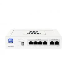 PoE-комутатор 6-портовий некерований Wiking WK-PS206 V2, 4x100Mbps PoE, 2x100Mbps Uplink, 45W