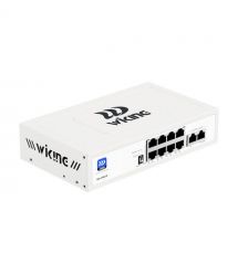 PoE-комутатор 10-портовий некерований Wiking WK-PS210 V2, 8x100Mbps PoE, 2x100Mbps Uplink, 76W