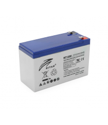 Акумуляторна батарея AGM RITAR RT1280, Gray Case, 12V 8.0Ah ( 151 х 65 х 94 (100) ) Q12