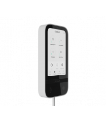 Дротова сенсорна клавіатура Ajax Superior KeyPad TouchScreen Fibra, white