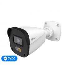 IP-відеокамера 2Mp TVT TD-9421S4L-C(D-PE-AW1) White f-2.8mm, ІЧ+LED-підсвічування, з мікрофоном
