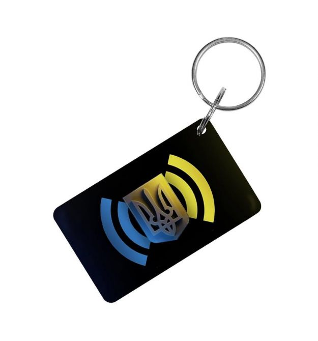 Ключ-брелок Mifare Proximity-key MIFARE PLUS S2K 7B epoxy прямокутний 30*50 мм