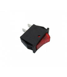 Перемикач ON-OFF KCD3-102, 250VAC - 16A, 2 контакти, red, Q100