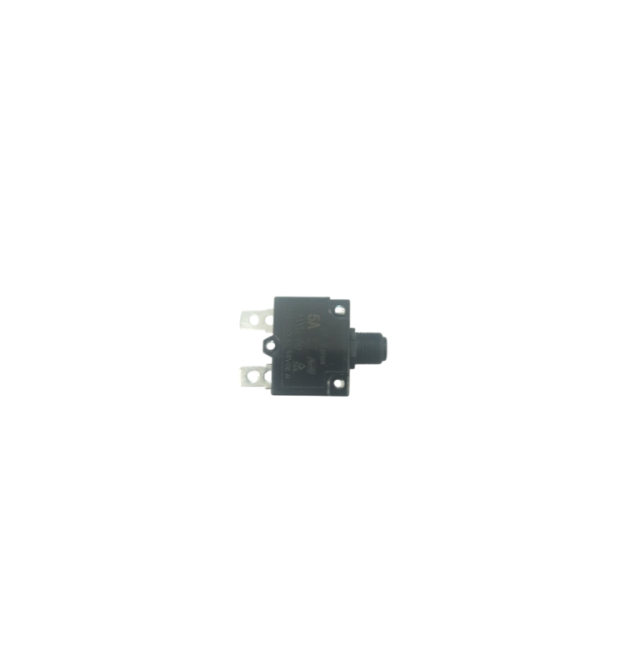 Запобіжник 5А, 250VAC, 50VDC кнопковий тепловий автоматичний, 1P, black
