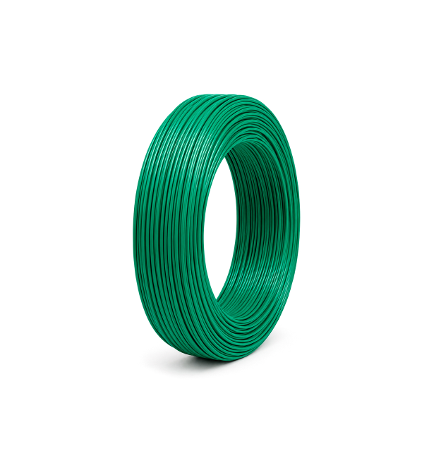 Кабель силіконовий луджений AWG 22 American Standard 22AWG - 0,3квМ - 600В, 400 метрів, негорючий, термостійкий, Green, ціна за