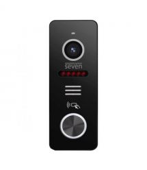 Комплект Wi-Fi домофона 7 дюймов с вызывной панелью SEVEN DP-7576/03Kit Black