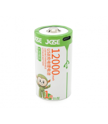 Акумулятор JGSE AA - D Lithium, 1.5V 12000mWh, Type-C 5V, 32*61mm
