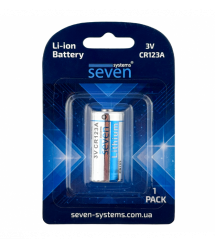 Батарейка SEVEN CR123A Lithium 3V 1 шт