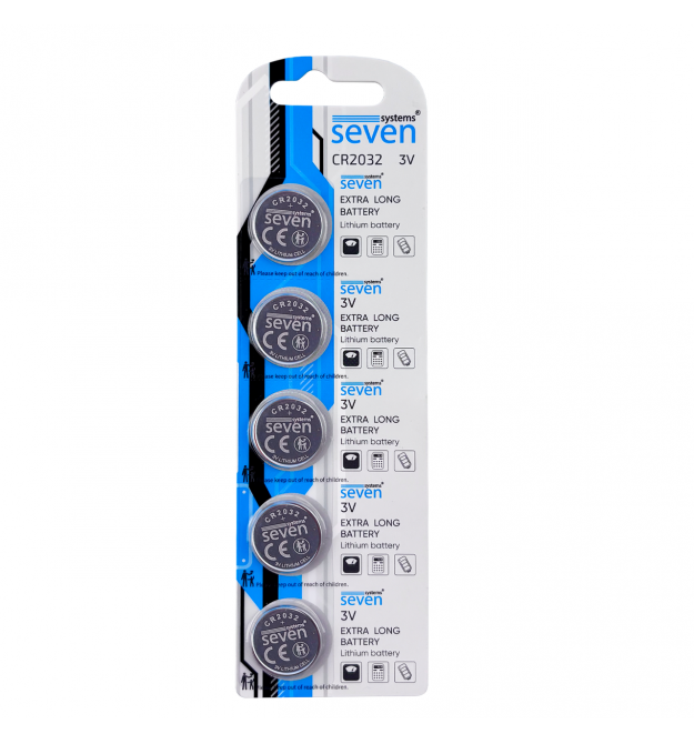 Батарейка SEVEN CR2032 Lithium 3V