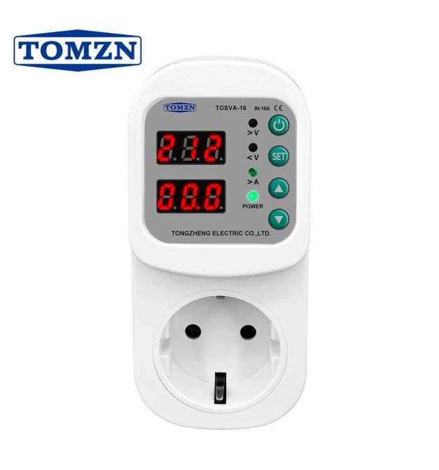 Розетка-реле контролю напруги TOMZN TOSVA-16 (до 3,68 кВт)