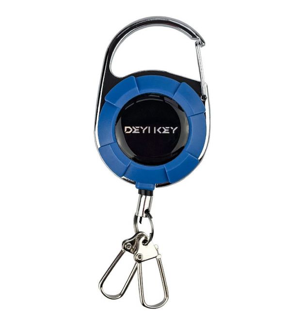 Брелок ретрактор SEVEN TBC-103 Blue