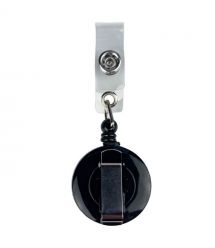Брелок ретрактор SEVEN TBC-101 black
