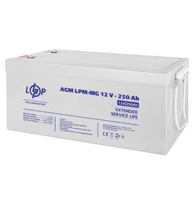 Аккумулятор мультигелевый LPM-MG 12V - 250 Ah