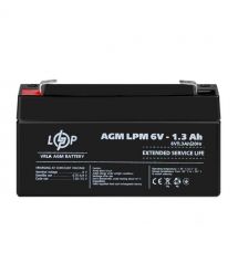 Акумулятор AGM LPM 6V - 1.3 Ah
