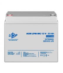 Акумулятор мультигелевий LPM-MG 12V - 33 Ah Уцінка 04.2025