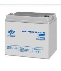 Акумулятор мультигелевий LPM-MG 12V - 33 Ah Уцінка 04.2025