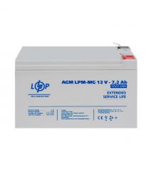 Акумулятор мультигелевий LPM-MG 12V - 7.2 Ah Уцінка 10.2024