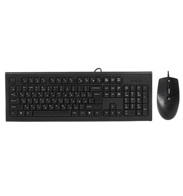 Комплект клавиатура+мышка A4Tech KR-8572S Black