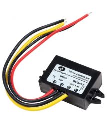 Преобразователь инвертор DC/DC 24V-12V 1.5A, IP67, 18W